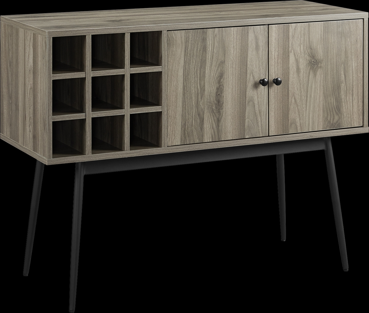 Carnarvon Gray Bar Cabinet - Thumbnail - Image 1