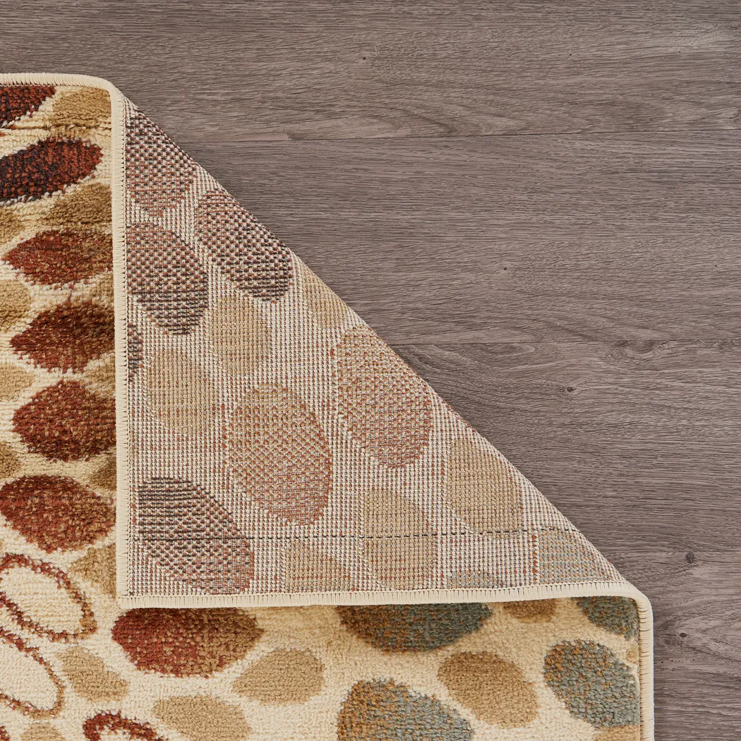 Carnella Orange 7'9 x 9'5 Rug - Thumbnail - Image 5