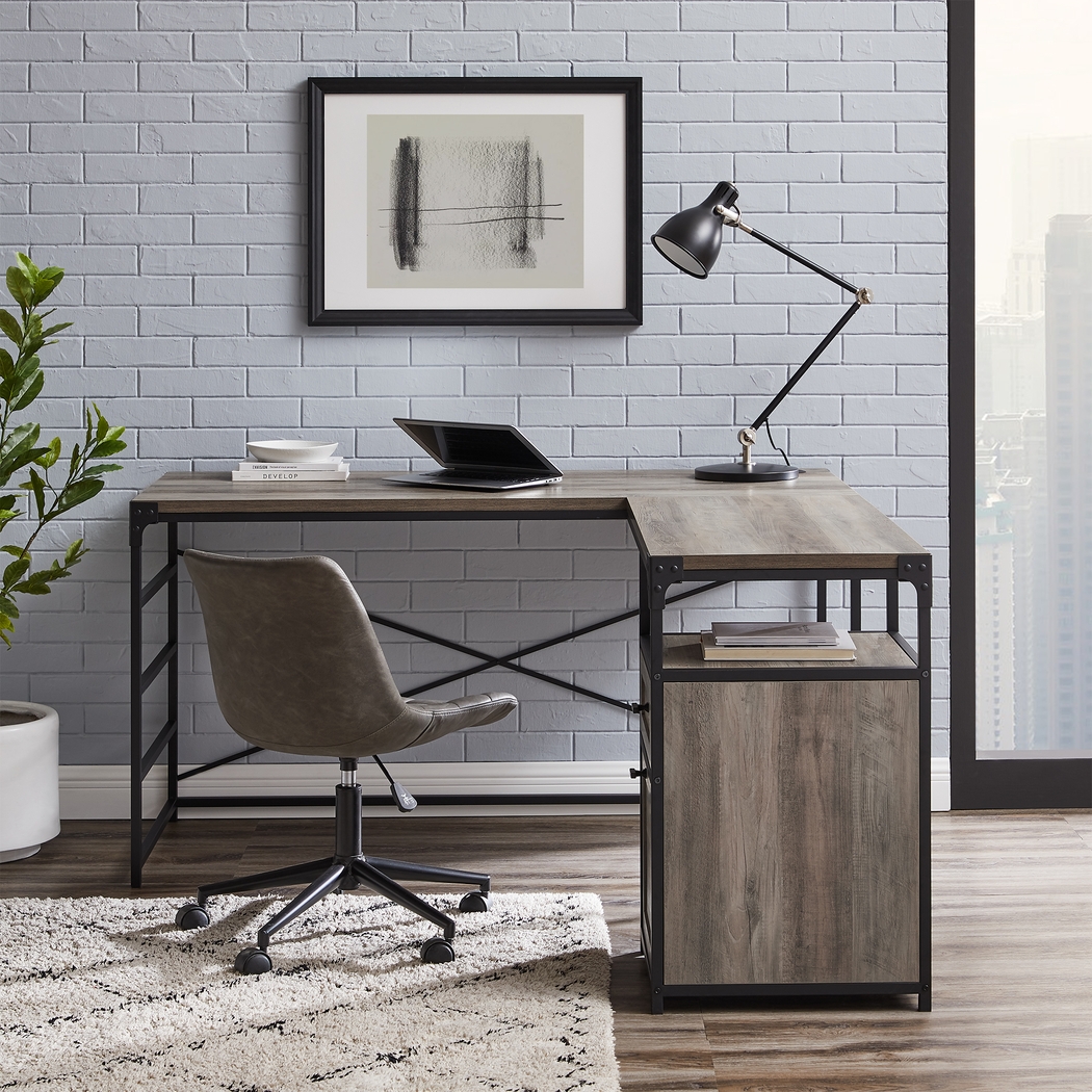 Carnfirth Gray Desk - Thumbnail - Image 6