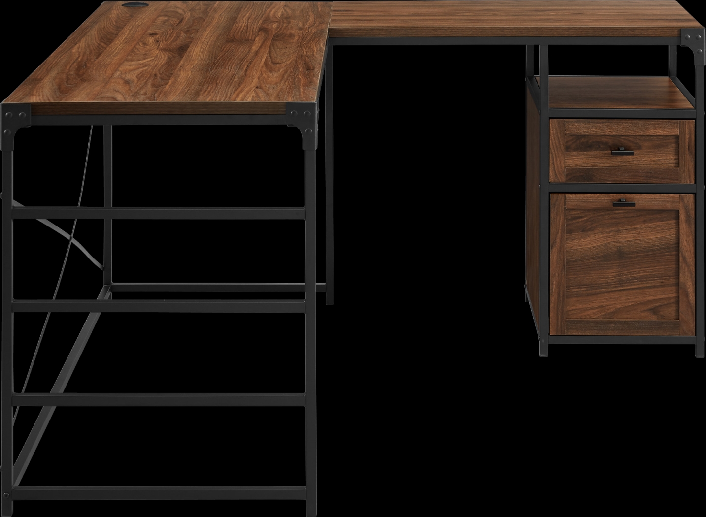 Carnfirth Walnut Desk - Thumbnail - Image 4