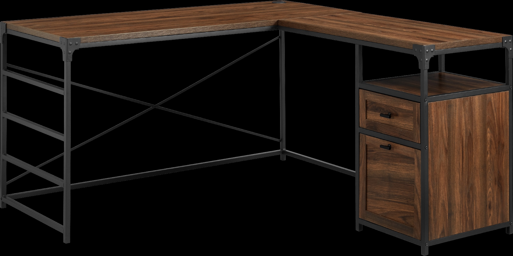 Carnfirth Walnut Desk - Thumbnail - Image 1
