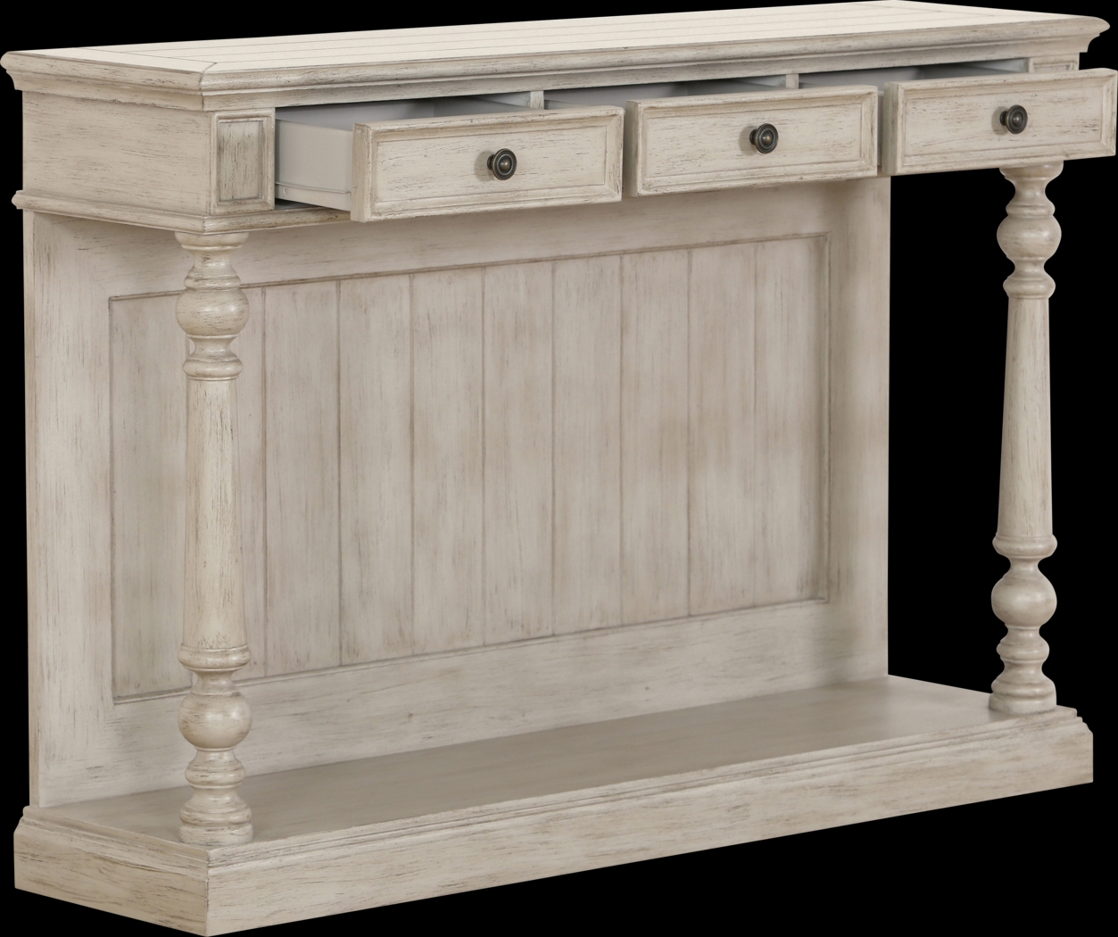 Carnwath Beige Console Table - Thumbnail - Image 5