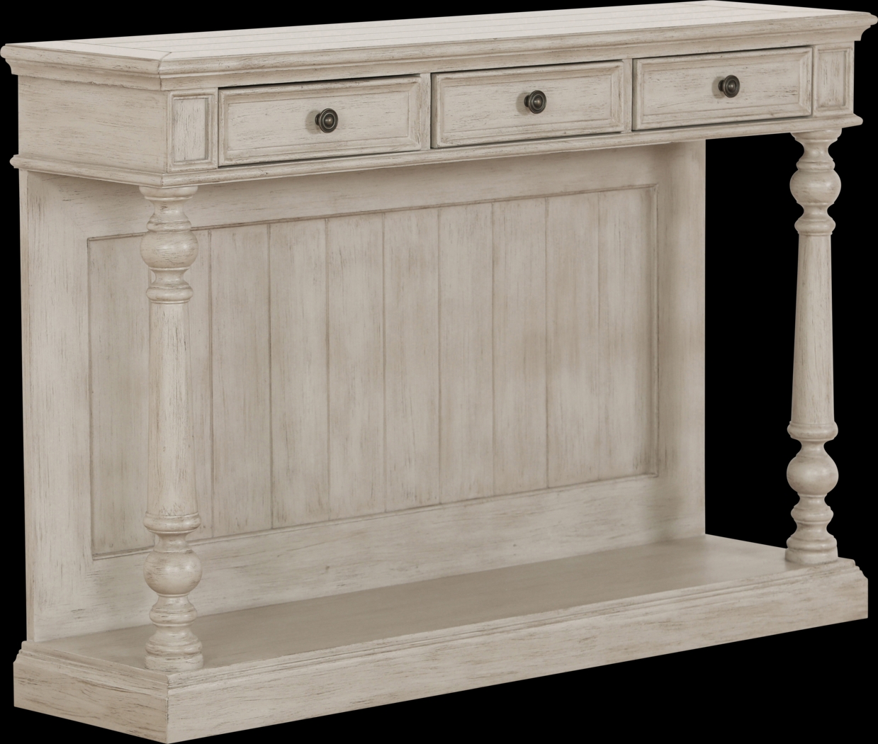 Carnwath Beige Console Table - Thumbnail - Image 1