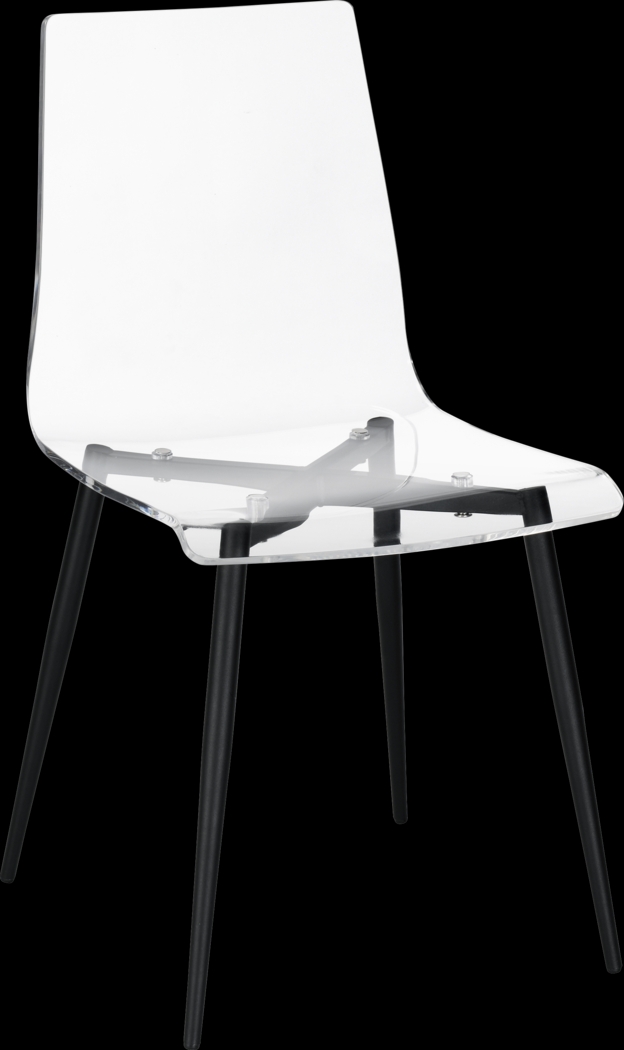 Carolann Black Dining Chair, Set of 2 - Thumbnail - Image 3