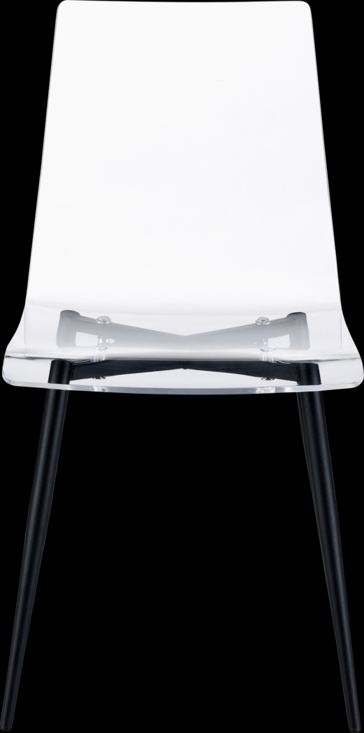 Carolann Black Dining Chair, Set of 2 - Thumbnail - Image 4