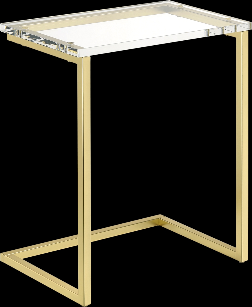 Carolann Clear Accent Table - Thumbnail - Image 1