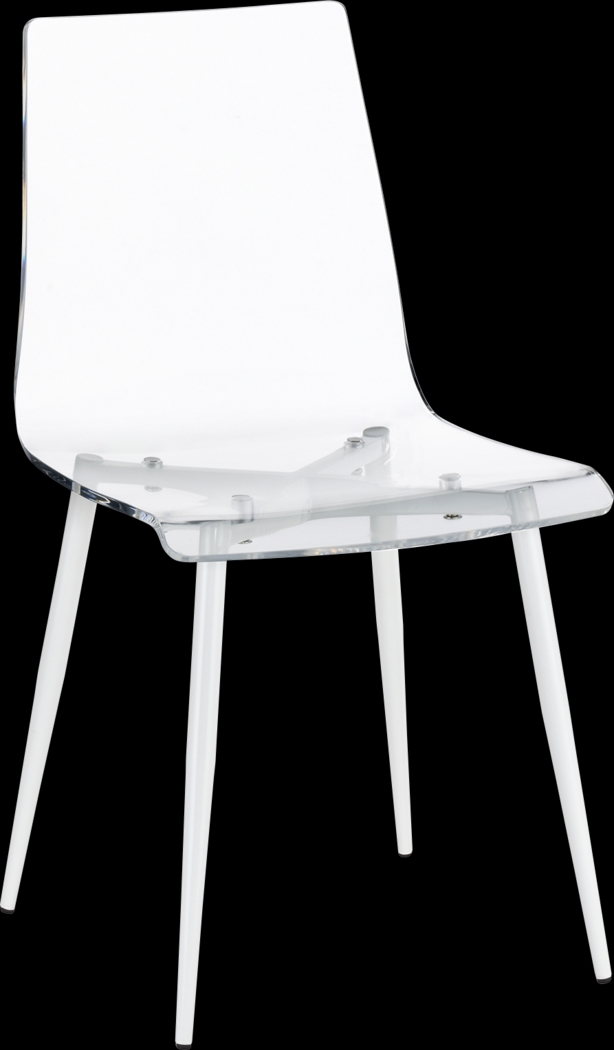 Carolann Clear Dining Chair, Set of 2 - Thumbnail - Image 3