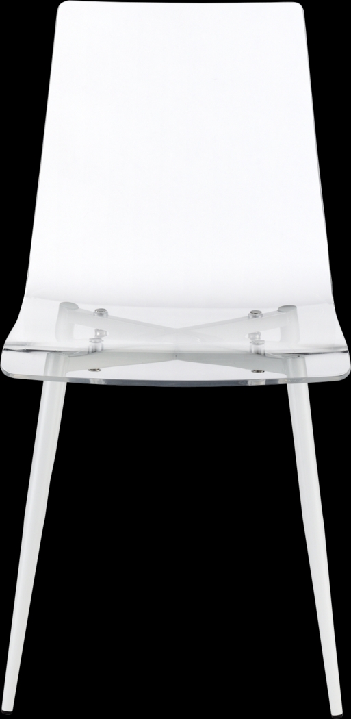 Carolann Clear Dining Chair, Set of 2 - Thumbnail - Image 4