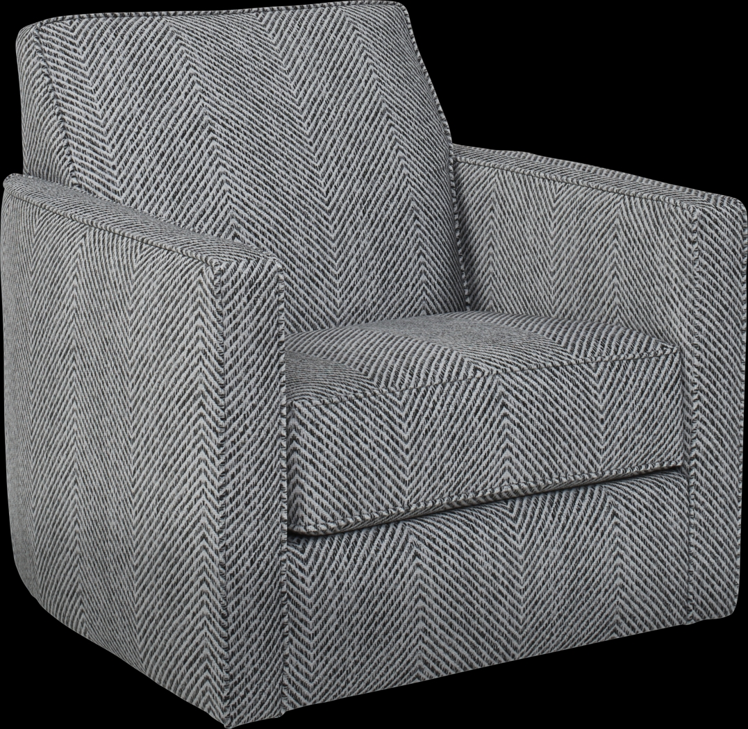 Carole Court Gray 6 Pc Sectional Living Room - Thumbnail - Image 4