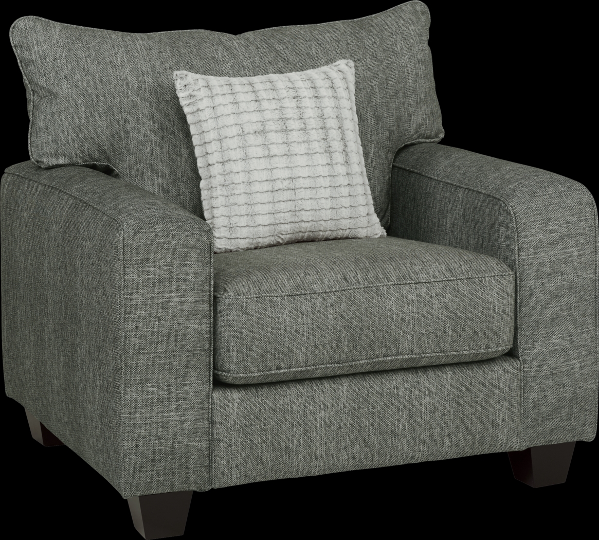 Carole Court Gray Chair - Thumbnail - Image 1