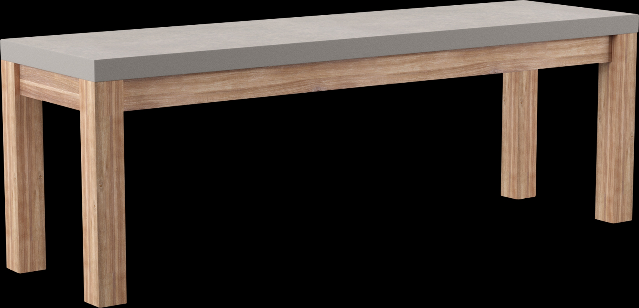 Carolewood Gray Outdoor Bench - Thumbnail - Image 1