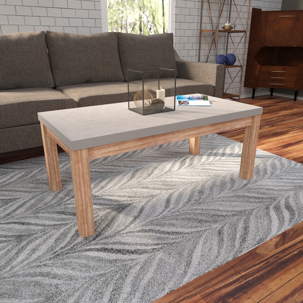 Carolewood Gray Outdoor Cocktail Table - Thumbnail - Image 6