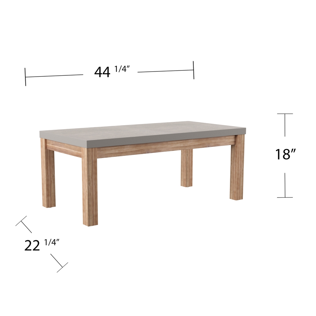 Carolewood Gray Outdoor Cocktail Table - Thumbnail - Image 9