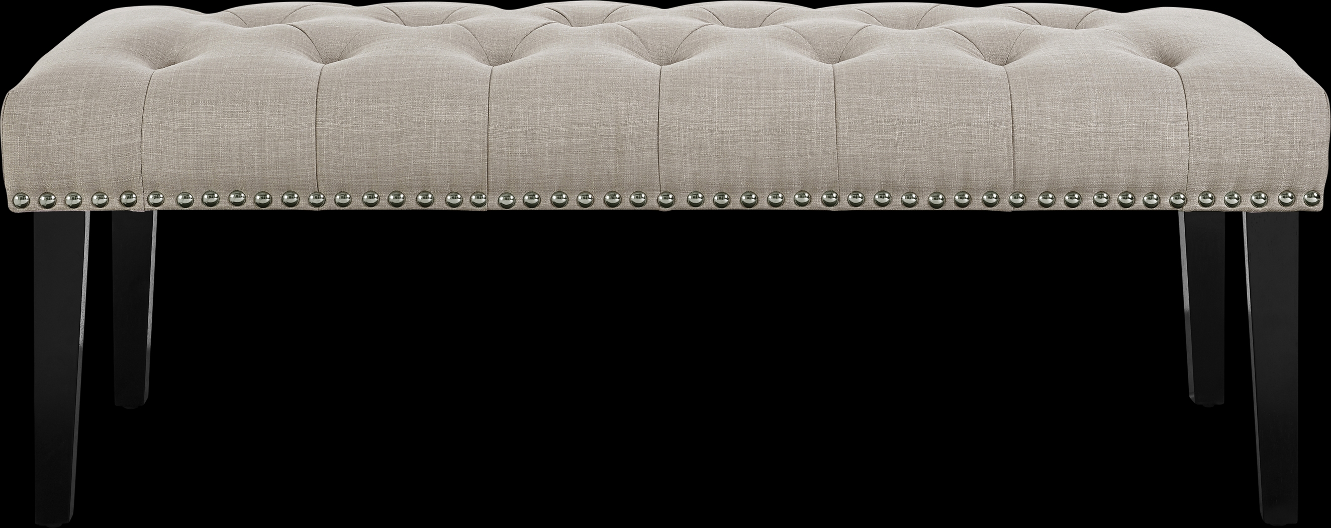 Caroline Beige Accent Bench - Thumbnail - Image 4