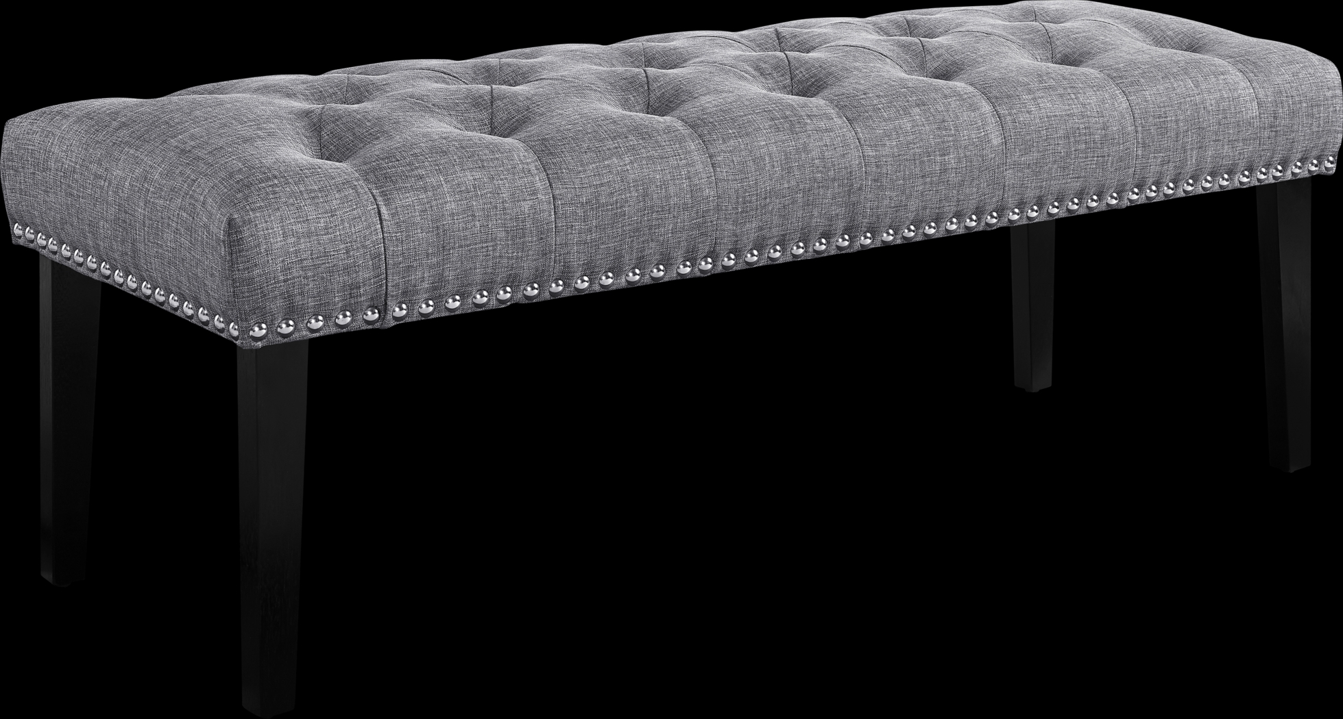 Caroline Gray Accent Bench - Thumbnail - Image 1