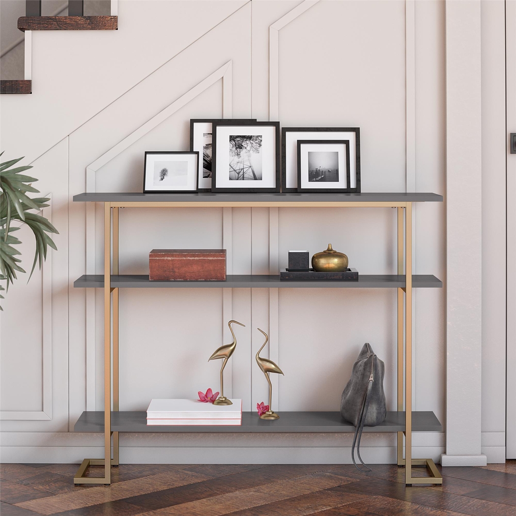 Carom Gray Console Table - Thumbnail - Image 8