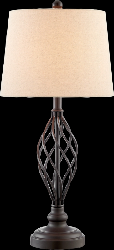 Caron Shade Bronze Lamp, Set of 2 - Thumbnail - Image 4