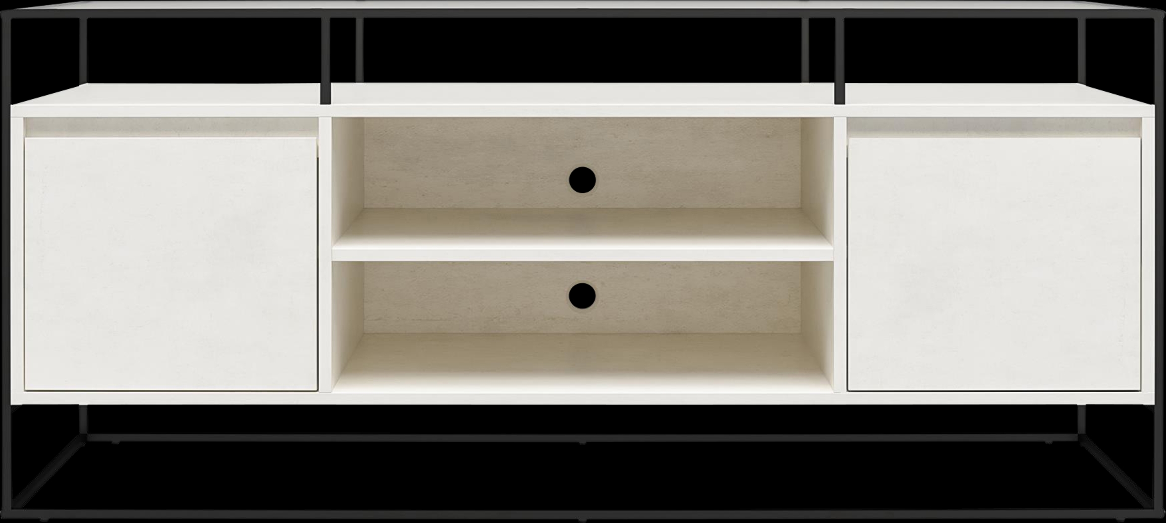 Caroridge White 53 in. Console - Thumbnail - Image 1