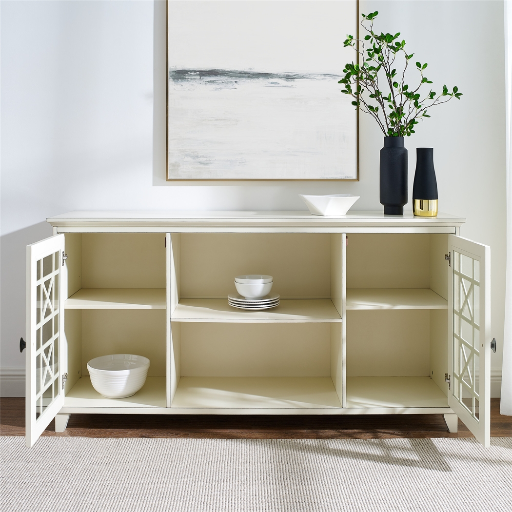 Carovilli White Sideboard - Thumbnail - Image 3