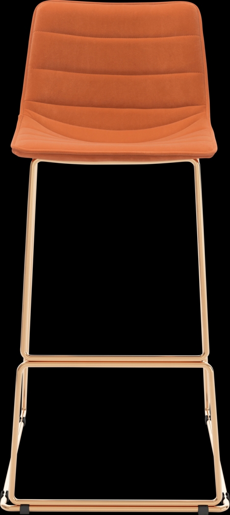 Carramore Orange Bar Height Stool, Set of 2 - Thumbnail - Image 5