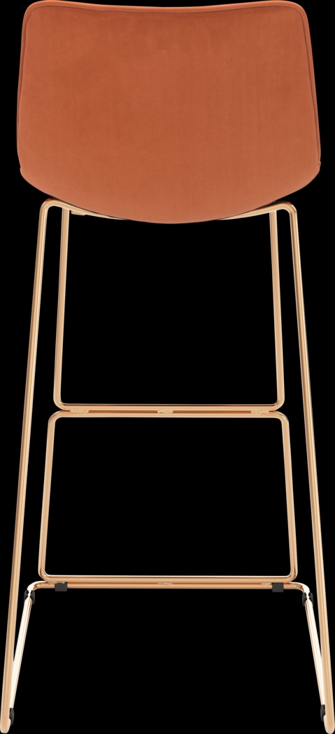 Carramore Orange Bar Height Stool, Set of 2 - Thumbnail - Image 6