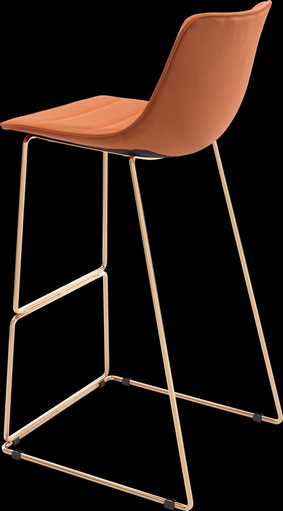 Carramore Orange Bar Height Stool, Set of 2 - Thumbnail - Image 7