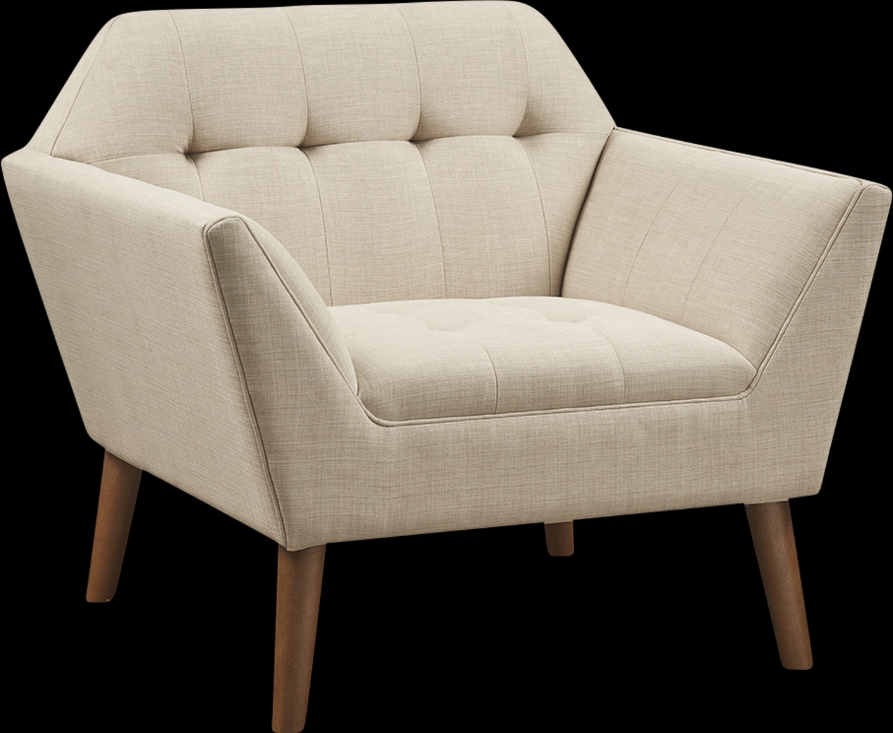 Carrere Beige Accent Chair - Thumbnail - Image 1