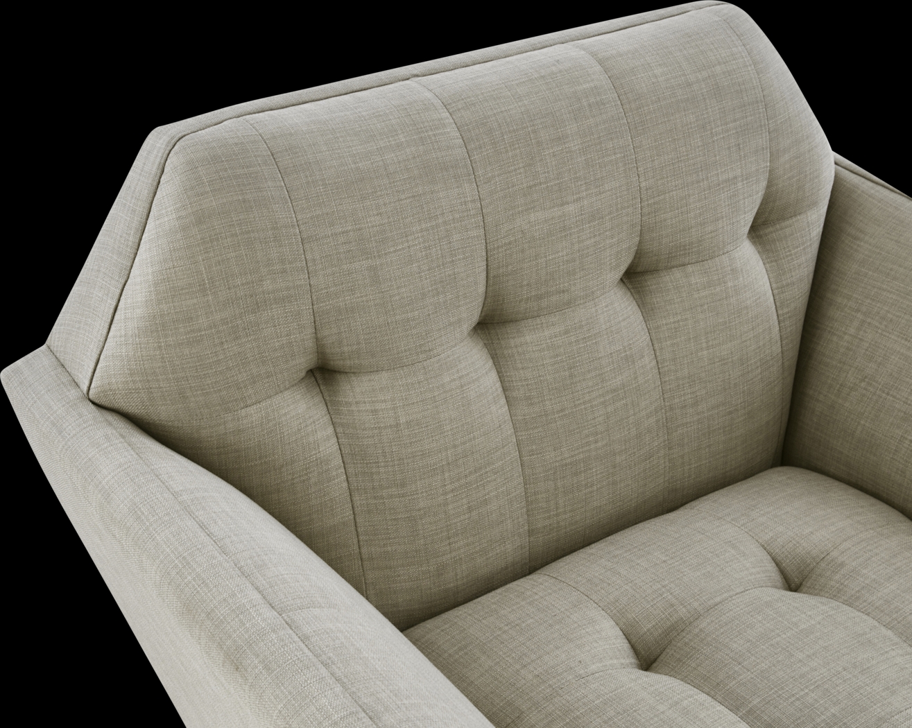 Carrere Light Gray Accent Chair - Thumbnail - Image 3