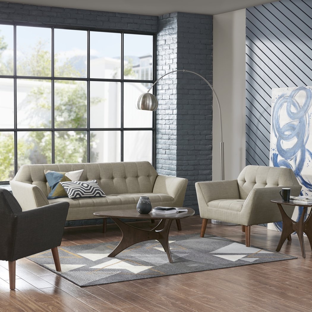 Carrere Light Gray Accent Chair - Thumbnail - Image 6