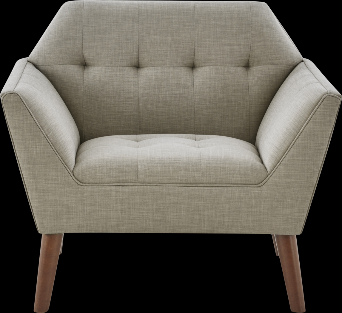 Carrere Light Gray Accent Chair - Thumbnail - Image 8