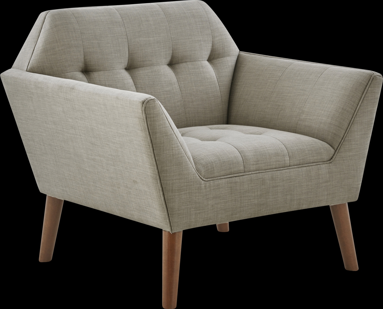 Carrere Light Gray Accent Chair - Thumbnail - Image 1