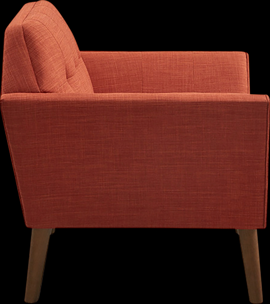 Carrere Red Accent Chair - Thumbnail - Image 7