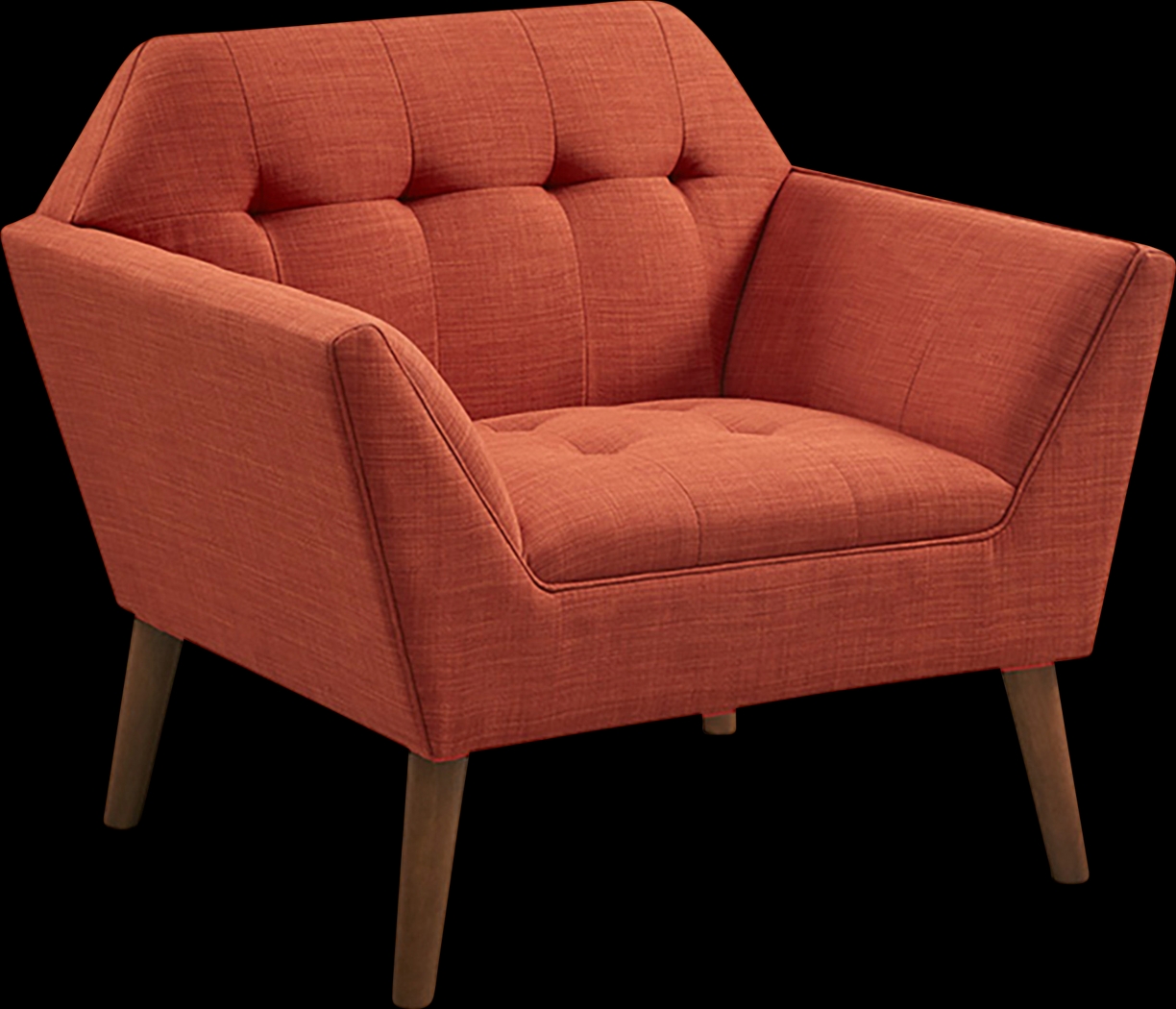 Carrere Red Accent Chair - Thumbnail - Image 1