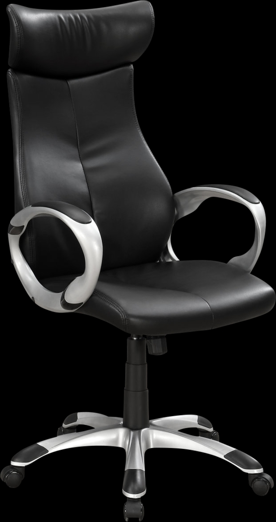 Carriagewood Black Desk Chair - Thumbnail - Image 1