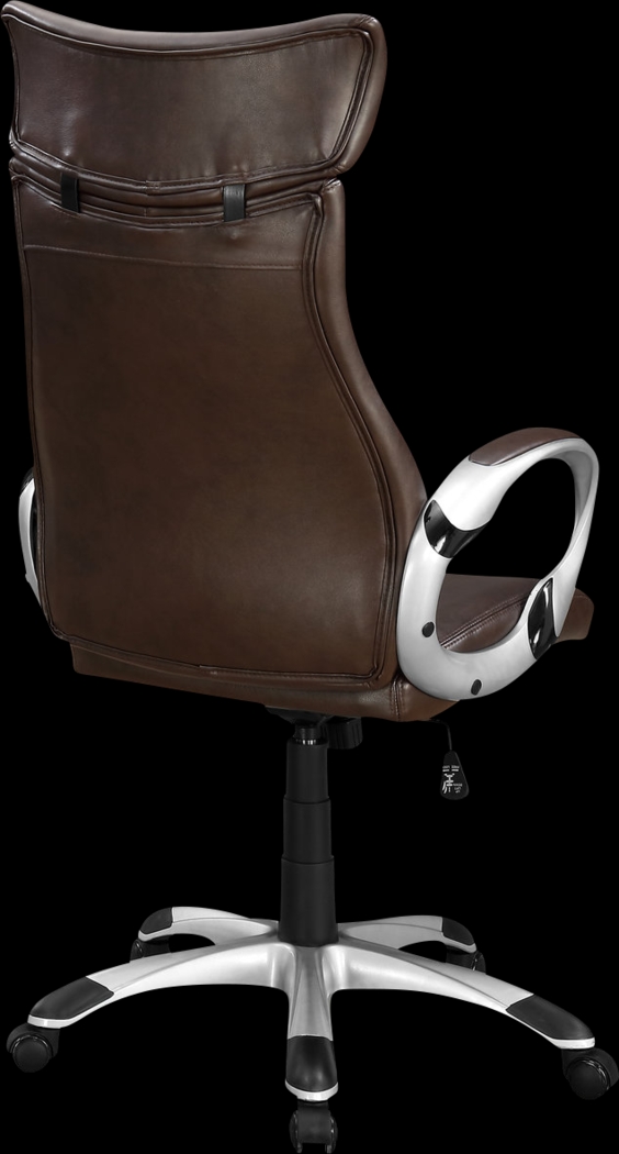 Carriagewood Brown Desk Chair - Thumbnail - Image 2