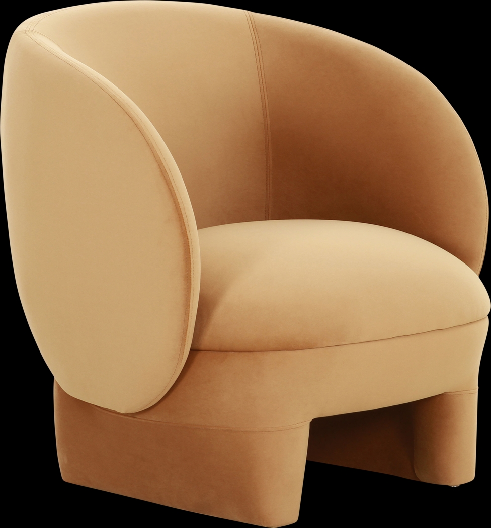 Carriger Brown Accent Chair - Thumbnail - Image 1