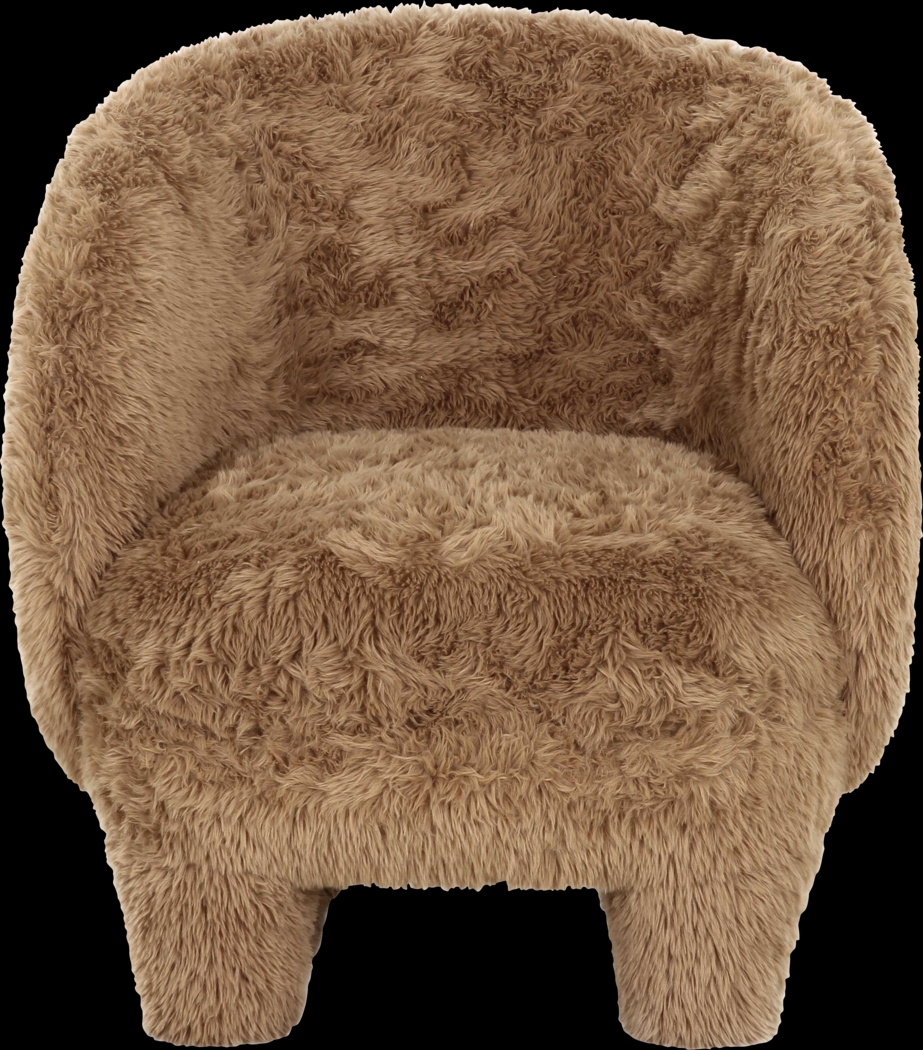 Carriger II Taupe Accent Chair - Thumbnail - Image 3