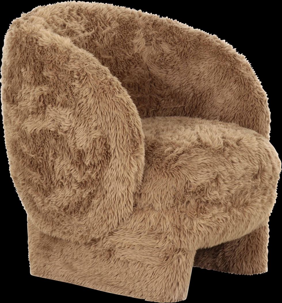 Carriger II Taupe Accent Chair - Thumbnail - Image 1