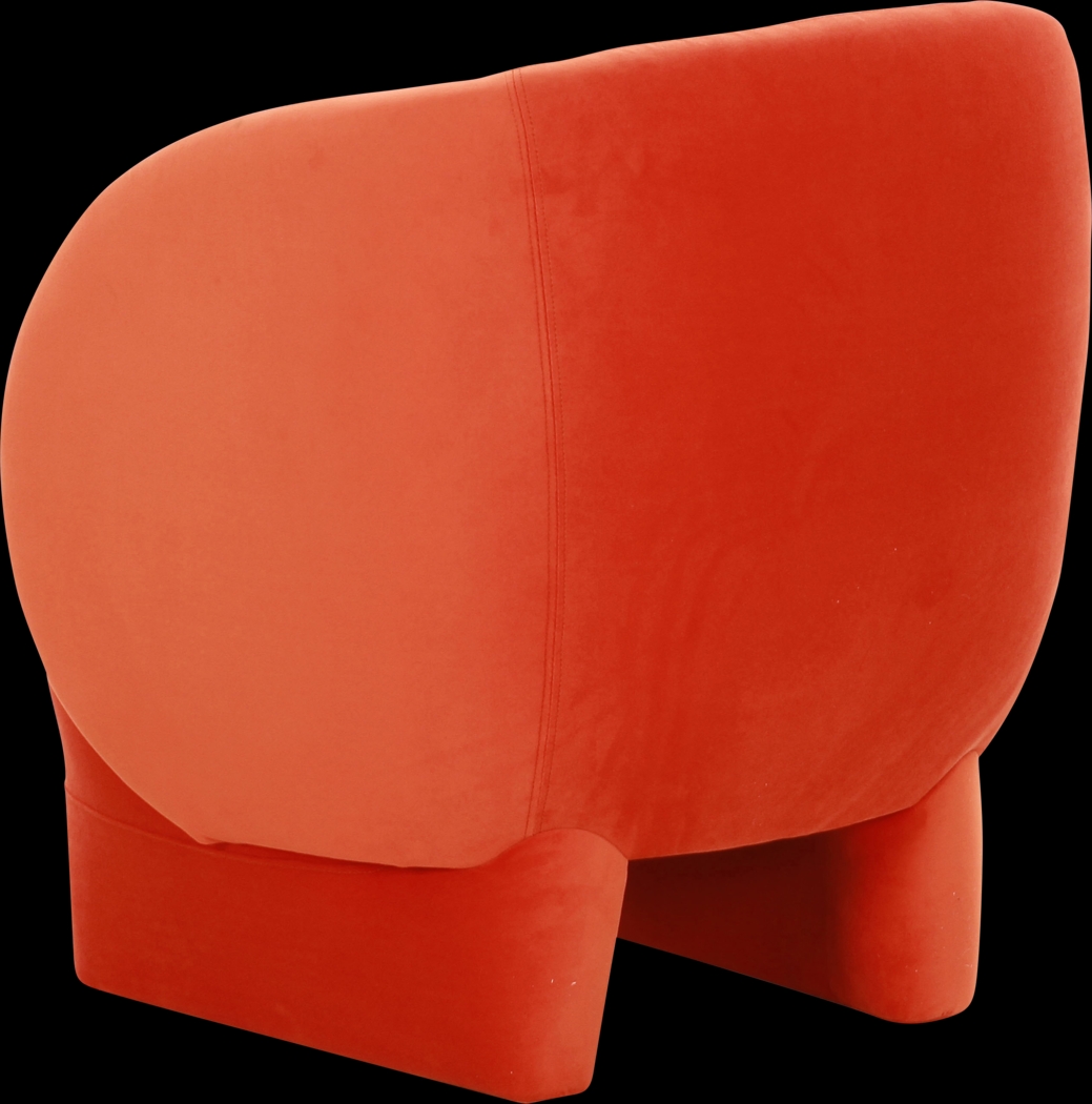 Carriger Red Accent Chair - Thumbnail - Image 4