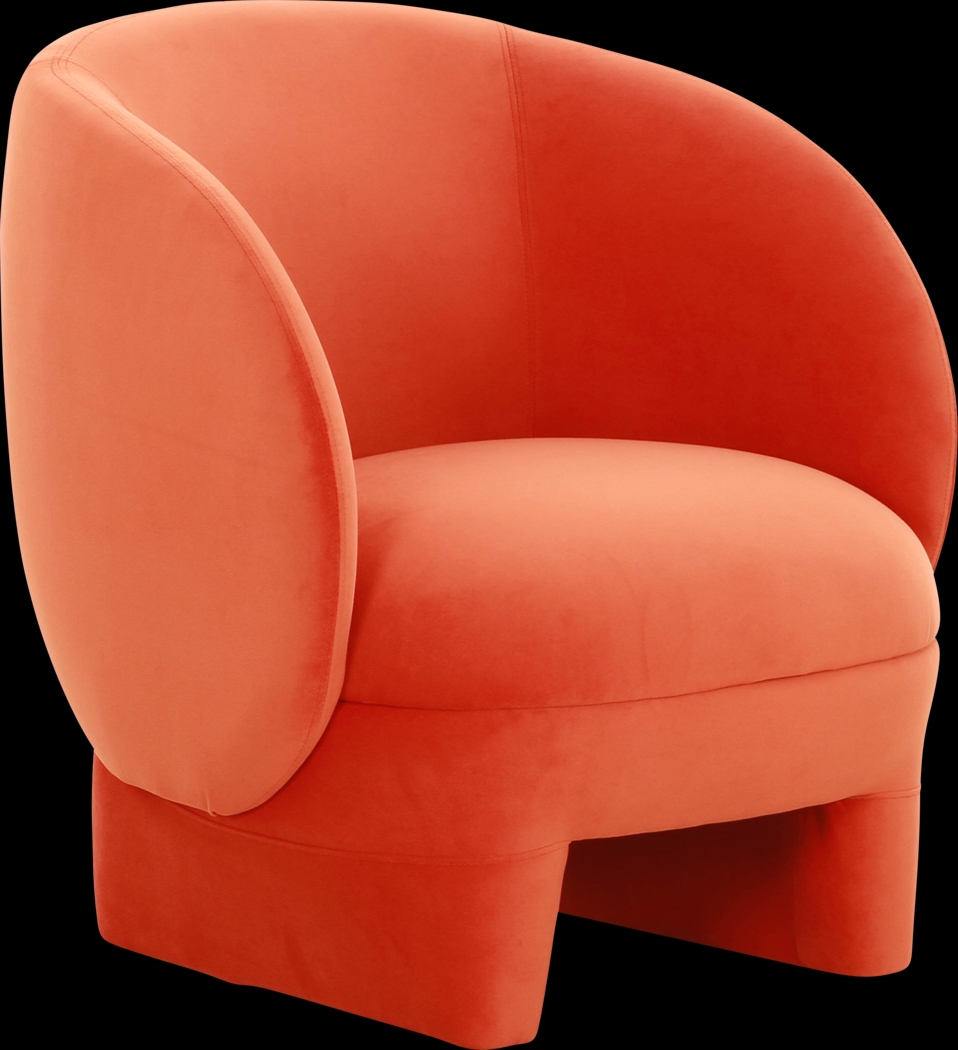 Carriger Red Accent Chair - Thumbnail - Image 1