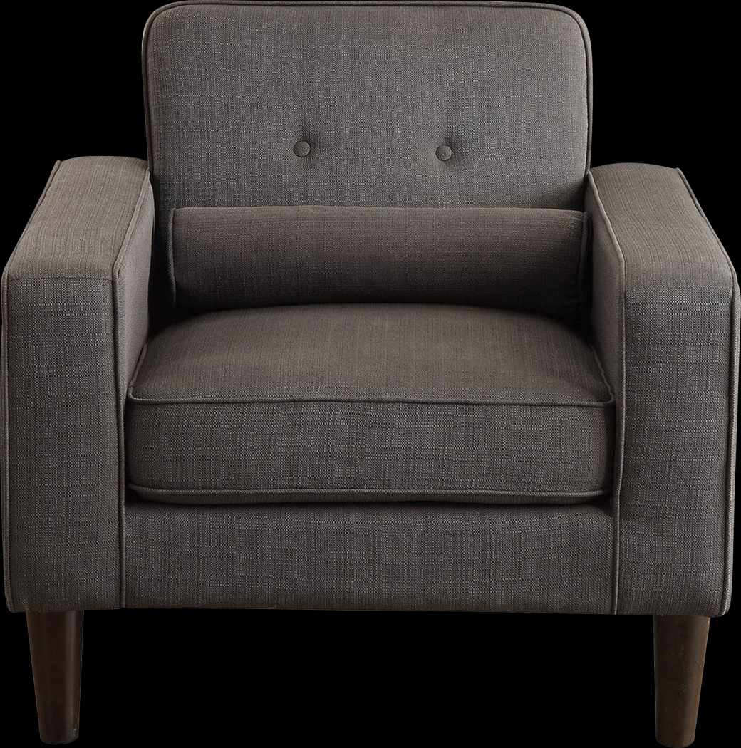 Carrolwood Gray Accent Chair - Thumbnail - Image 2