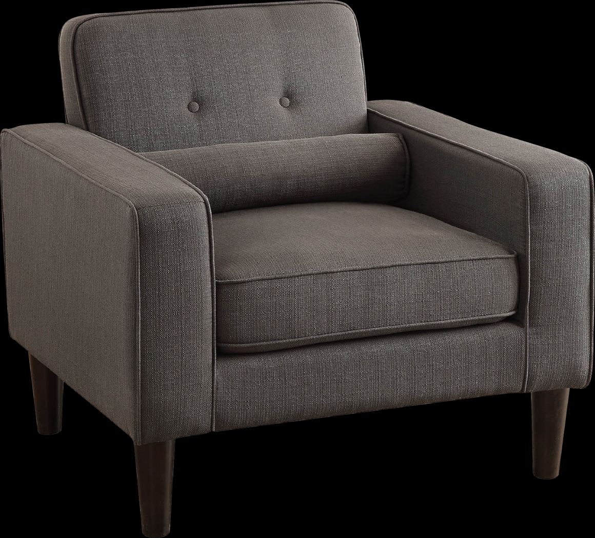 Carrolwood Gray Accent Chair - Thumbnail - Image 1