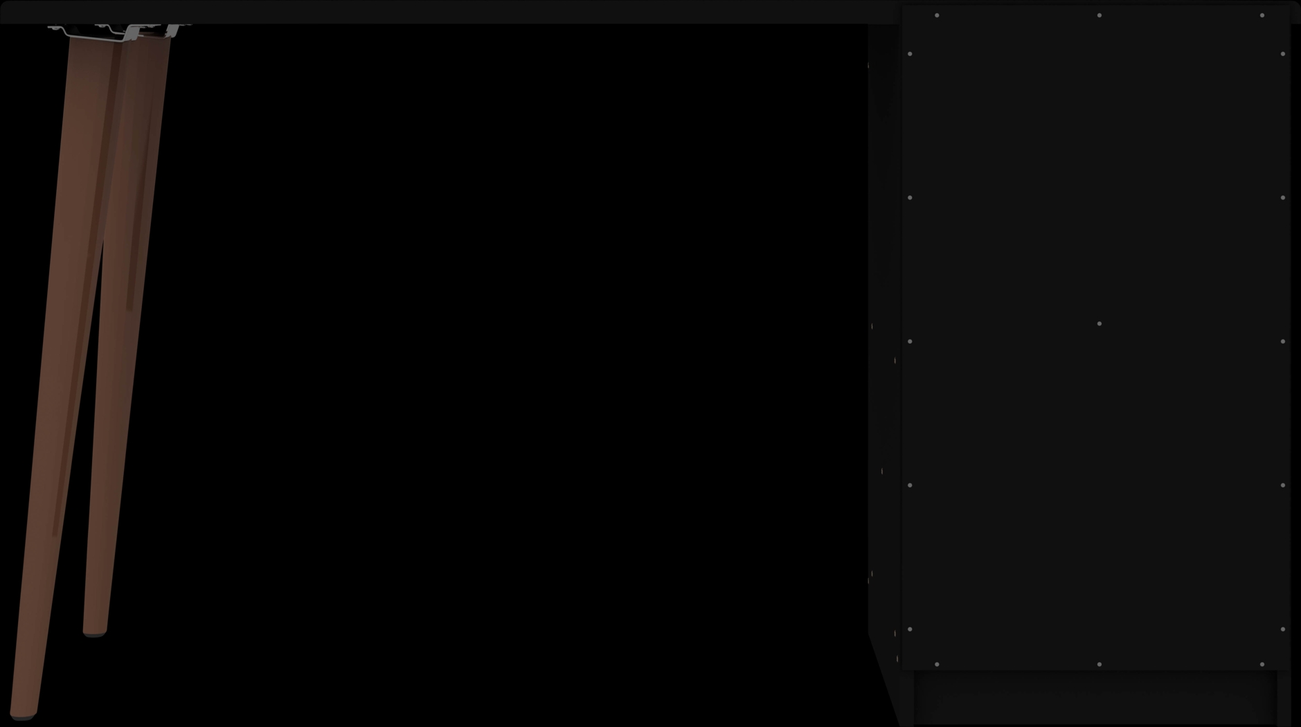 Carrondale Black Desk - Thumbnail - Image 5