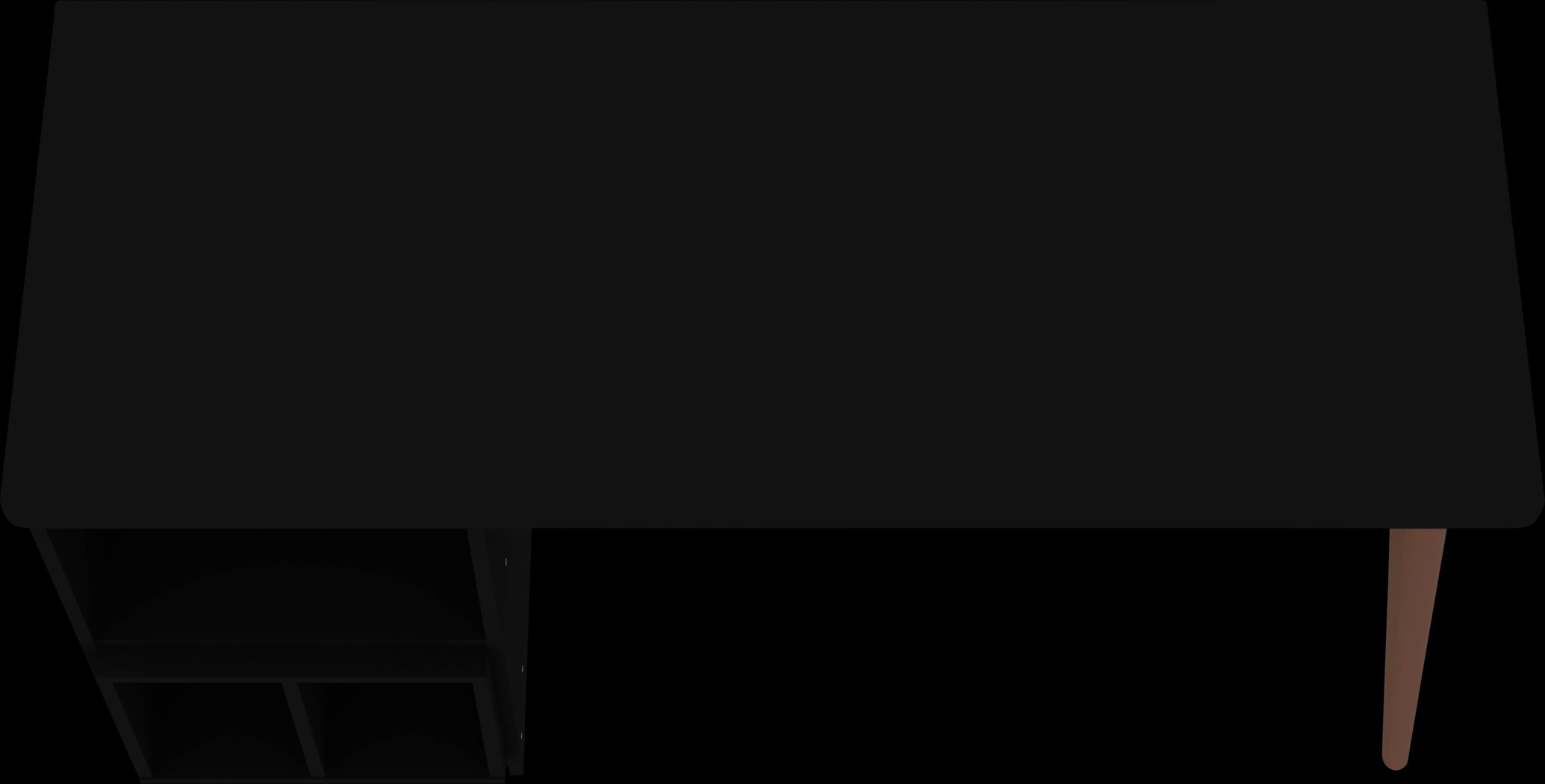 Carrondale Black Desk - Thumbnail - Image 6