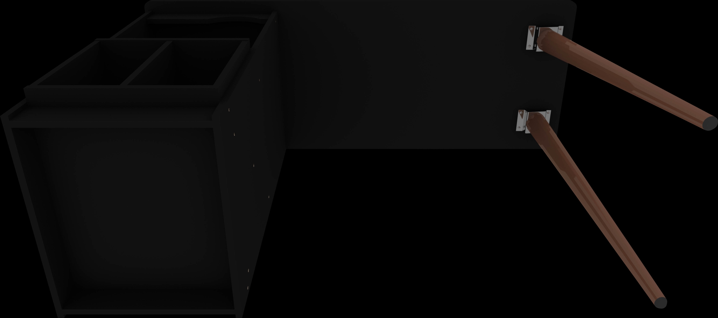 Carrondale Black Desk - Thumbnail - Image 7