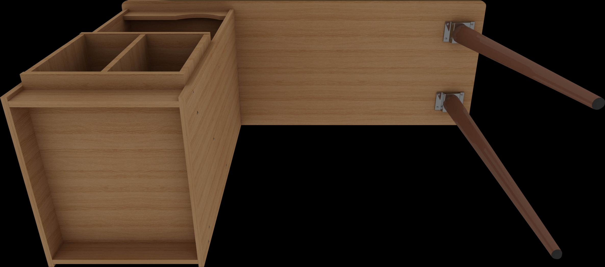 Carrondale Maple Desk - Thumbnail - Image 6