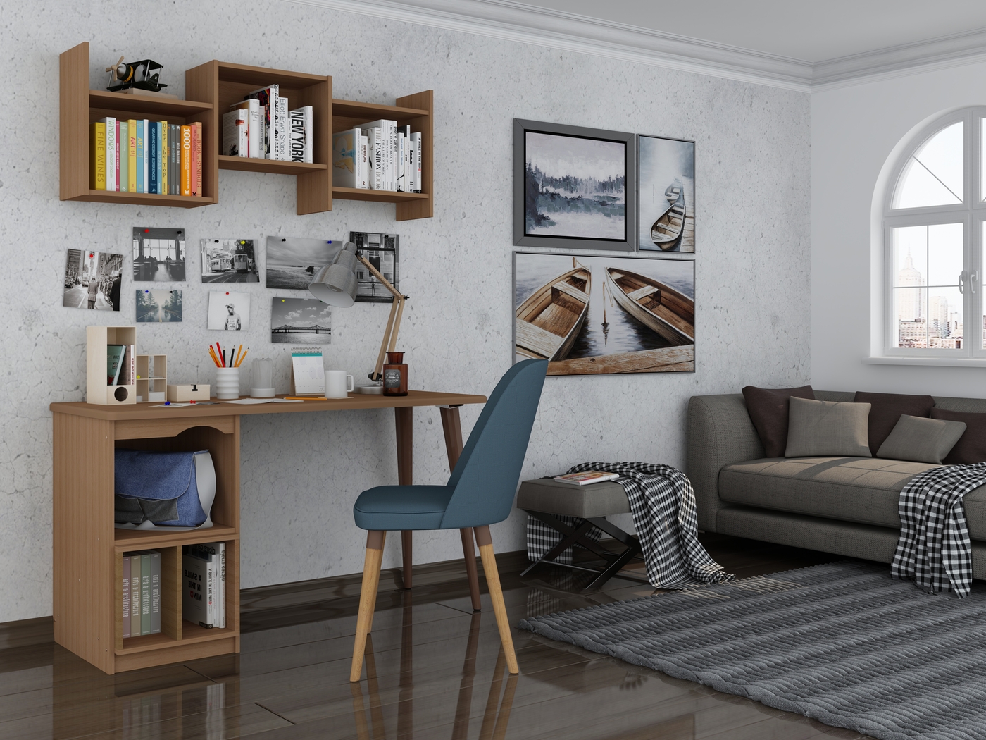 Carrondale Maple Desk - Thumbnail - Image 8