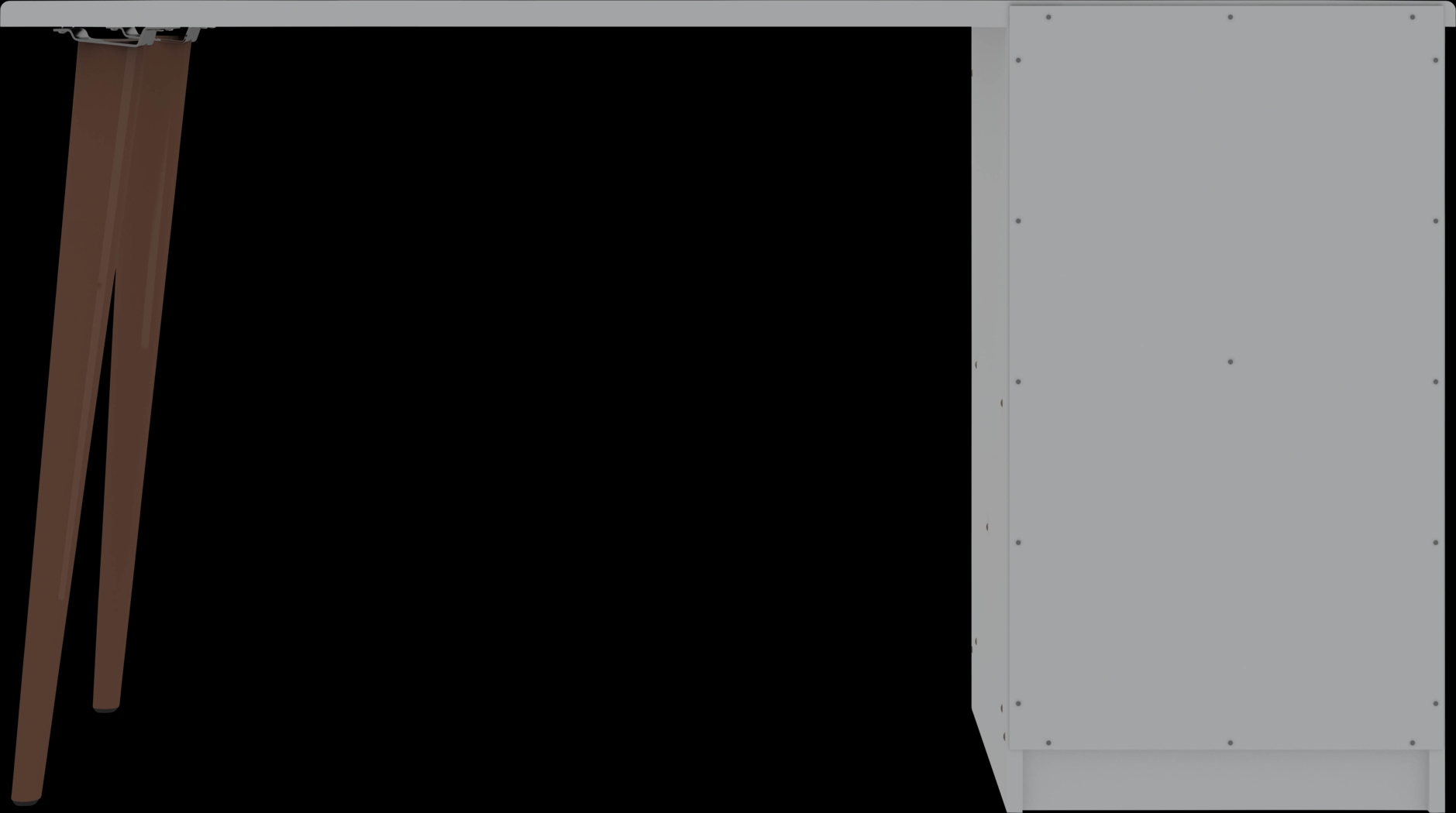 Carrondale White Desk - Thumbnail - Image 3