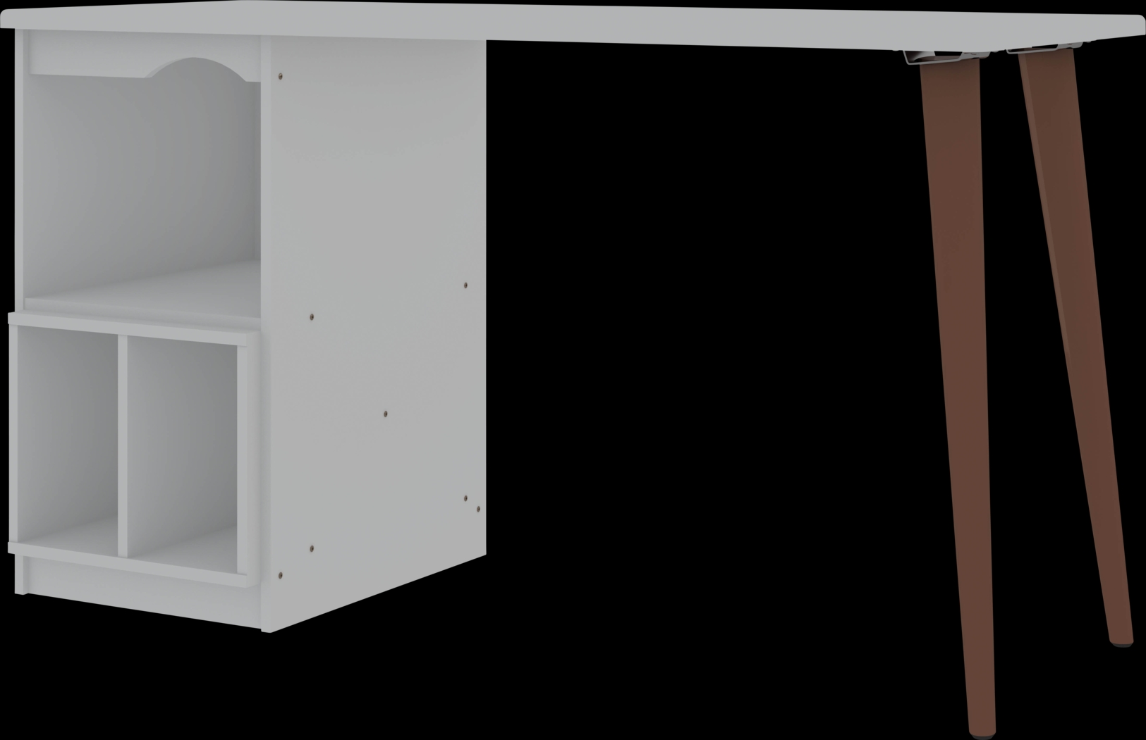Carrondale White Desk - Thumbnail - Image 1