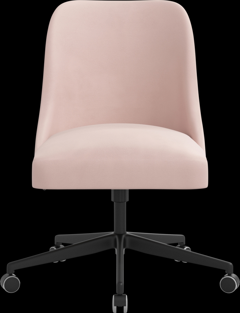 Carsell Pink Desk Chair - Thumbnail - Image 2